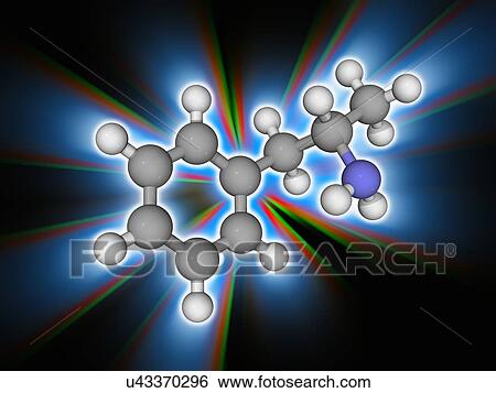 Amphetamine drug molecule View Large Photo Image Stock Photograph - Amphetamine drug molecule. Fotosearch