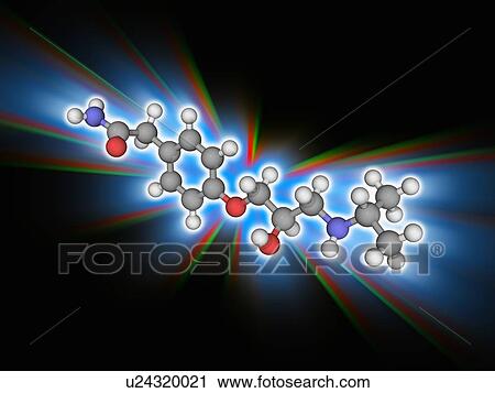 Atenolol drug molecule View Large Photo Image Stock Image - Atenolol drug molecule. Fotosearch