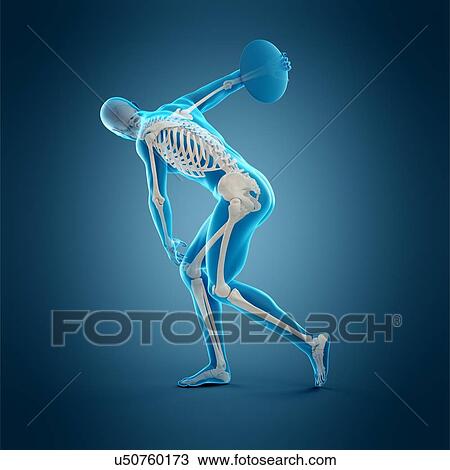 Athlete throwing discus, illustration View Large Photo Image Stock Image - Athlete throwing discus, illustration. Fotosearch