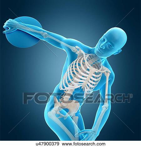 Athlete throwing discus, illustration View Large Photo Image Stock Photo - Athlete throwing discus, illustration. Fotosearch