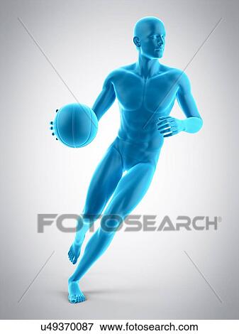 Stock Photo - Basketball player, illustration. Fotosearch