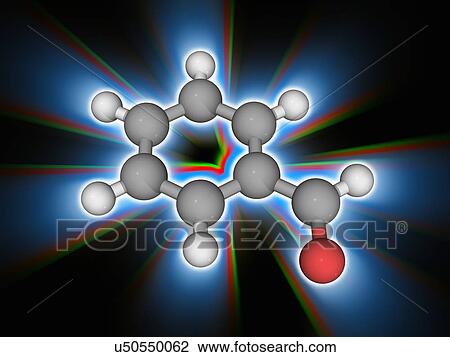 Benzaldehyde organic compound molecule View Large Photo Image Stock Image - Benzaldehyde organic compound molecule. Fotosearch