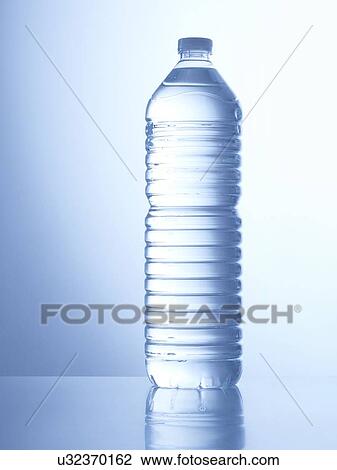 Stock Image - Bottle of mineral water. Fotosearch