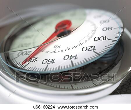 Picture - Broken weighing scales. Fotosearch