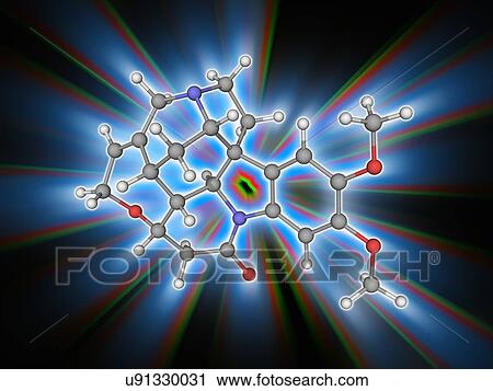 Brucine organic compound molecule View Large Photo Image Stock Image - Brucine organic compound molecule. Fotosearch