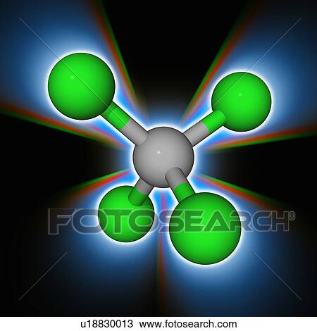 Carbon tetrachloride organic compound molecule View Large Photo Image Stock Image - Carbon tetrachloride organic compound molecule. Fotosearch