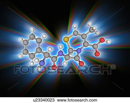 Cephalexin (Cefalexin) drug molecule View Large Photo Image Stock Image - Cephalexin (Cefalexin) drug molecule. Fotosearch