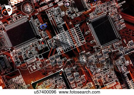 Computer motherboard View Large Photo Image Stock Photograph - Computer motherboard. Fotosearch