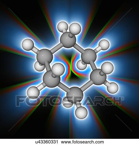 Cyclohexane organic compound molecule View Large Photo Image Stock Image - Cyclohexane organic compound molecule. Fotosearch