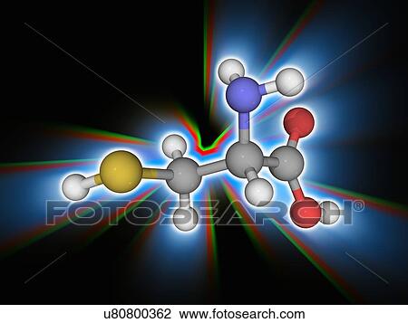 Cysteine organic compound molecule View Large Photo Image Stock Image - Cysteine organic compound molecule. Fotosearch