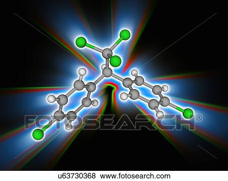 Stock Photo - DDT insecticide molecule. Fotosearch