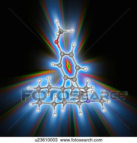 Dextromethorphan drug molecule View Large Photo Image Stock Image - Dextromethorphan drug molecule. Fotosearch