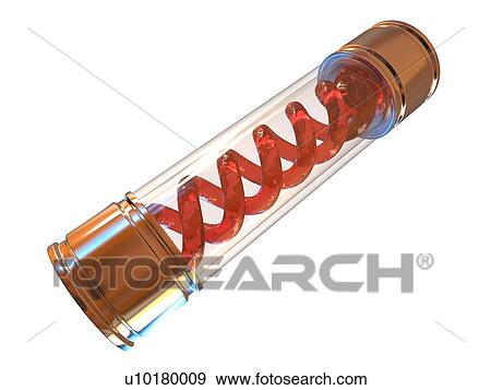 DNA container, artwork View Large Photo Image Stock Photo - DNA container, artwork. Fotosearch