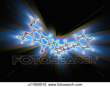 Donepezil drug molecule View Large Photo Image Stock Image - Donepezil drug molecule. Fotosearch