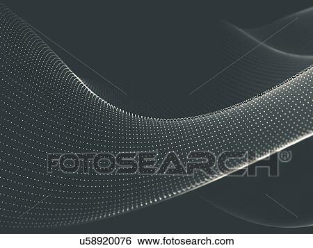 Dots forming wavy lines View Large Photo Image Stock Photograph - Dots forming wavy lines. Fotosearch