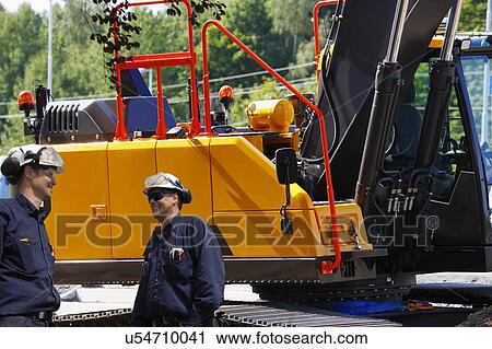 Engineers on construction site View Large Photo Image Stock Image - Engineers on construction site. Fotosearch