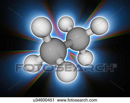 Ethane organic compound molecule View Large Photo Image Stock Image - Ethane organic compound molecule. Fotosearch