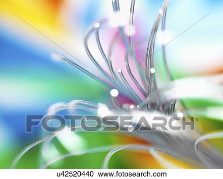 Stock Image - Fiber Optics. Fotosearch