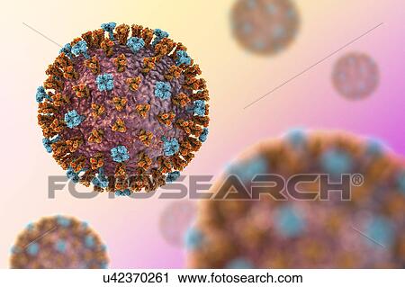Flu virus, illustration View Large Photo Image Stock Image - Flu virus, illustration. Fotosearch