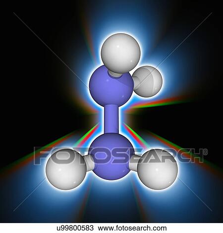 Hydrazine chemical compound molecule View Large Photo Image Stock Image - Hydrazine chemical compound molecule. Fotosearch
