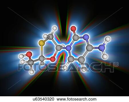 Lamivudine drug molecule View Large Photo Image Stock Image - Lamivudine drug molecule. Fotosearch