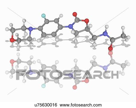 Linezolid drug molecule View Large Photo Image Stock Photograph - Linezolid drug molecule. Fotosearch