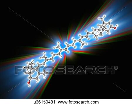Lutein organic compound molecule View Large Photo Image Stock Image - Lutein organic compound molecule. Fotosearch