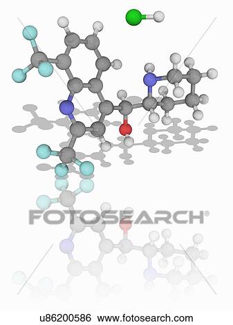 Mefloquine hydrochloride drug molecule View Large Photo Image Stock Photograph - Mefloquine hydrochloride drug molecule. Fotosearch