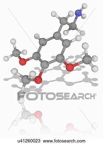 Mescaline drug molecule View Large Photo Image Stock Image - Mescaline drug molecule. Fotosearch