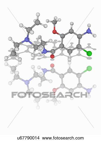 Metoclopramide drug molecule View Large Photo Image Picture - Metoclopramide drug molecule. Fotosearch