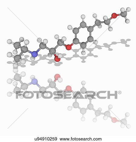 Metoprolol drug molecule View Large Photo Image Stock Photo - Metoprolol drug molecule. Fotosearch