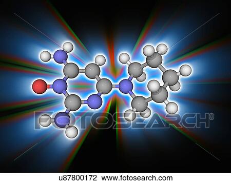 Minoxidil drug molecule View Large Photo Image Stock Image - Minoxidil drug molecule. Fotosearch