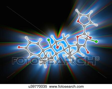Mometasone furoate drug molecule View Large Photo Image Stock Photography - Mometasone furoate drug molecule. Fotosearch