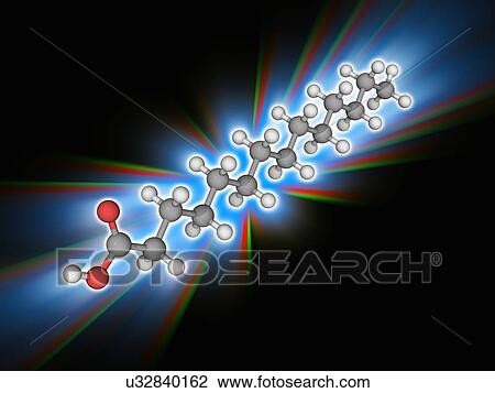 Myristic acid (tetradecanoic acid) molecule View Large Photo Image Stock Image - Myristic acid (tetradecanoic acid) molecule. Fotosearch