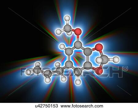 Myristicin organic compound molecule View Large Photo Image Stock Image - Myristicin organic compound molecule. Fotosearch
