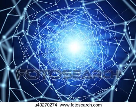 Network, abstract illustration View Large Photo Image Picture - Network, abstract illustration. Fotosearch