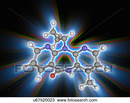 Nevirapine drug molecule View Large Photo Image Stock Image - Nevirapine drug molecule. Fotosearch