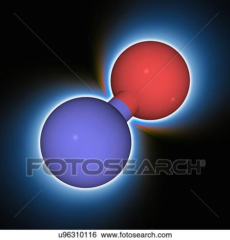 Nitrogen monoxide chemical compound molecule View Large Photo Image Stock Photograph - Nitrogen monoxide chemical compound molecule. Fotosearch