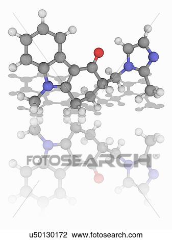 Ondansetron drug molecule View Large Photo Image Stock Image - Ondansetron drug molecule. Fotosearch