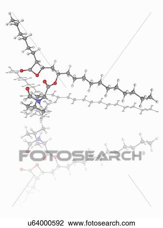 Orlistat drug molecule View Large Photo Image Stock Image - Orlistat drug molecule. Fotosearch