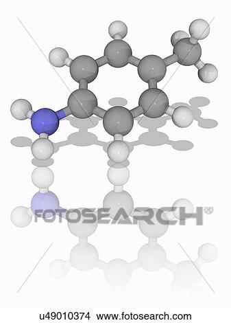 Para-toluidine organic compound molecule View Large Photo Image Picture - Para-toluidine organic compound molecule. Fotosearch