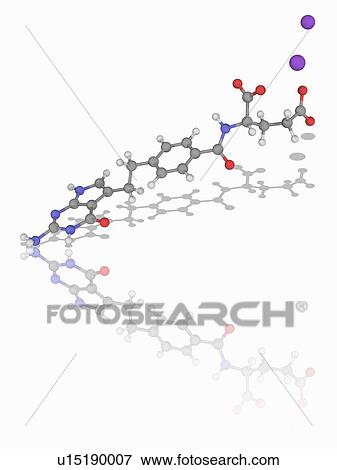 Pemetrexed disodium drug molecule View Large Photo Image Stock Photo - Pemetrexed disodium drug molecule. Fotosearch