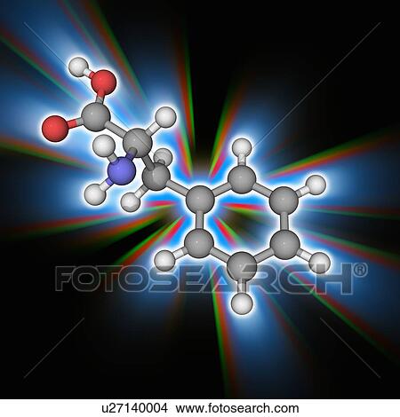 Phenylalanine organic compound molecule View Large Photo Image Picture - Phenylalanine organic compound molecule. Fotosearch