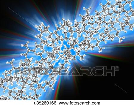 Stock Photograph - Polypropylene polymer chain. Fotosearch