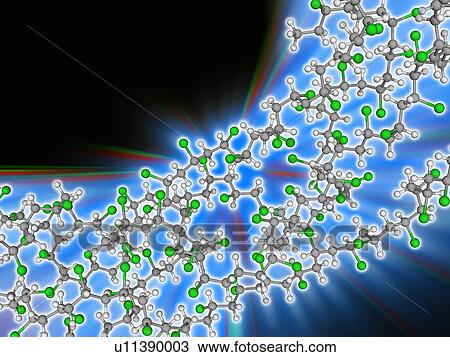 Polyvinyl chloride polymer chain View Large Photo Image Stock Image - Polyvinyl chloride polymer chain. Fotosearch