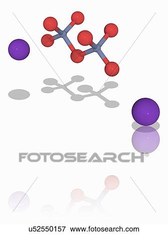 Potassium dichromate chemical compound molecule View Large Photo Image Stock Photo - Potassium dichromate chemical compound molecule. Fotosearch