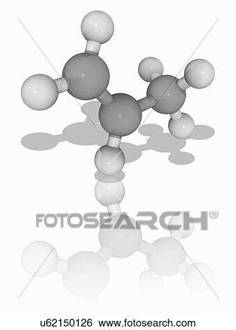 Stock Photograph - Propene (propylene) organic compound molecule. Fotosearch