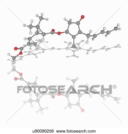 Pyrethrin II insecticide molecule View Large Photo Image Stock Photograph - Pyrethrin II insecticide molecule. Fotosearch