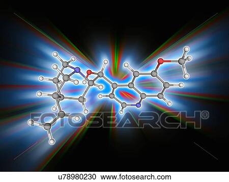 Quinine drug molecule View Large Photo Image Stock Image - Quinine drug molecule. Fotosearch