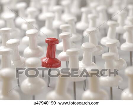 Red push pin View Large Photo Image Stock Image - Red push pin. Fotosearch